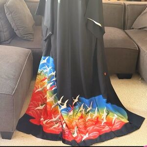 Vintage Silk hand painted kimono